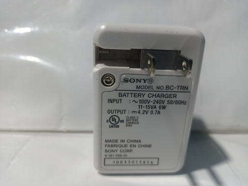 Cargador Sony Bc-trn Original Y Batería Np-fd1 (Usado)