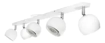Comprar Lampara Aplique Techo Pared Gioluce Tini Gap 5 Luces Bocha Blanco Cromo