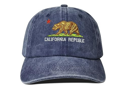 Gorras De Béisbol Con Bordado De Oso California De Hepandy