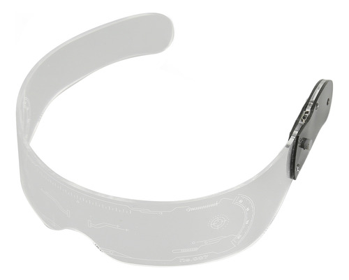 Gafas Led Futuristas Luminosas De 7 Colores Y 2 Modos Para C
