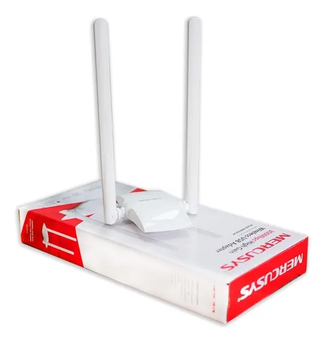 Adaptador Wi-fi Usb Mercusys Mw300uh Doble Antena 300mbps