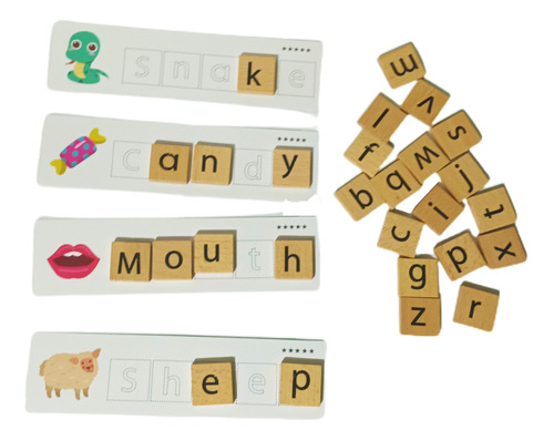 Scrabble Para Niños En Ingles Juego De Hacer Palabras