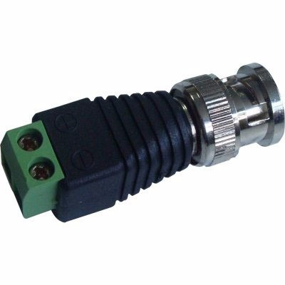 Plug Bnc Kre Com Borne Entrada Vídeo Câmeras E Ou C/2