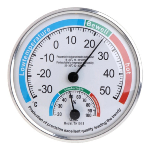 Higrometro Termometro Analogo 5 Pulgadas Casa Oficina C-2