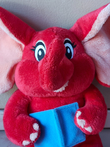 Peluche Paige The Elephant Bedtime Safari Elefante Rojo Raro