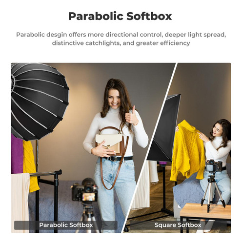 Sofbox Parabolico Kf Concept 120cm-armado Rapido Kf18.0008v2
