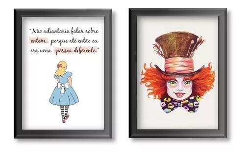 Posters & Quadros Alice no país das maravilhas em