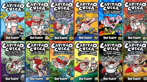 Capitão Cueca Do Volume 1 Ao 12 - Dav Pilkey, De Dav Pilkey. Capitão Cueca, Vol. 12. Editorial Companhia Das Letras, Capa Mole, Edição 1 Em Português, 2022