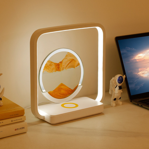 Led Desk Lamp With Wireless Charging Yellow