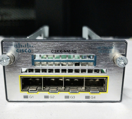 Network Module Cisco 3750x 3560x 4 Puertos 10/100/1000