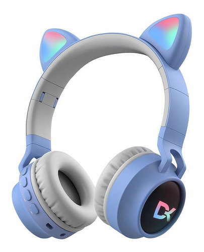 Auriculares Inalambricos Dekkin Bluetooth Vincha Orejas Gato