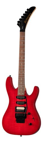 Kramer Tflfrhssbf1 Trr Guitarra Eléctrica Striker Rojo Color Verde Material Del Diapasón Laurel Orientación De La Mano Diestro