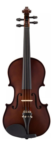  Stradella MV 141144 Color Marrón Oscuro Violin 4/4 Stradella De Estudio Com Estuche e Arco