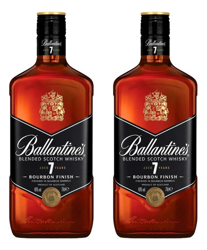 Whisky Ballantines 7 Años 700ml X2 Zetta Bebidas