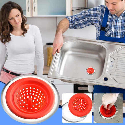 Para Filtro De Cocina/baño Fregadero/desagüe Silicona