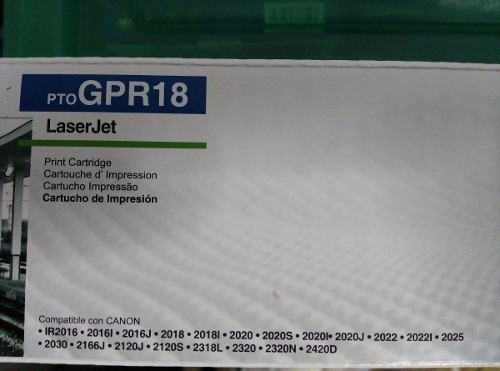 Imagen 4 de 4 de Toner Gpr18 Printon Compatible Con Canon Ir2016,2016i,2016j