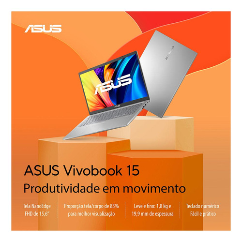 Notebook Asus Vivobook 15 I5 8gb 512gb Ssd 15,6 Windows 11