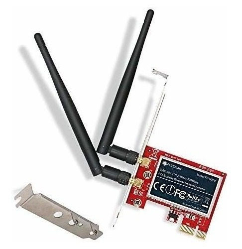 Febsmart Wireless N 24ghz 300mbps Pcie Adaptador De Red Inal