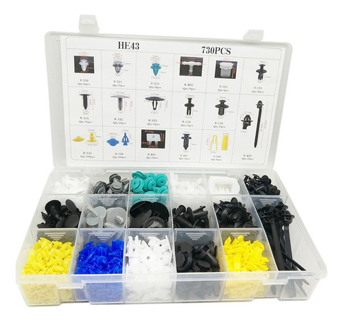 Kit De Clips Retenedores Para Puertas, 730pcs, Universal