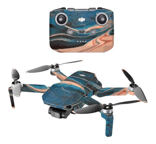 Skin De Vinilo Para Drone Dji Mini 2 - Dunas Marinas.