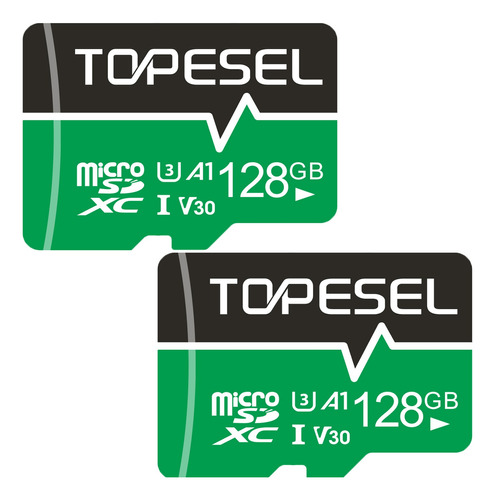 Tarjeta De Memoria Topesel De 128 Gb, 2 Piezas