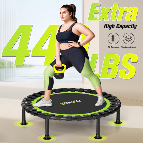 Zcmhaxj Mini Trampolín Plegable 40 Pulgadas/48 Pulgadas