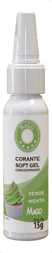 Corante Verde Menta Soft Gel Mago 15g