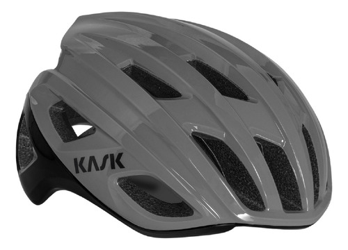 Casco Para Ciclismo Kask Mojito 3 Ajustable Color Bicolor Grey/black Talla L