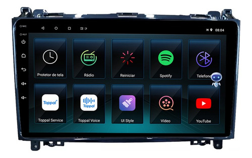 Multimidia Mercedes Sprinter 9p Android Carplay 2/32gb Voz