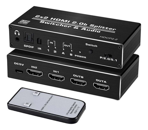 Hdmi Matrix Switch 4k 60hzdivisor Hdmi 2x24kx2k