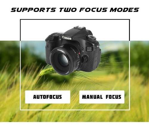 Canon 50mm Yongnuo Ef F/1.8 Objetiva Fixa T5i T6i T3i T5