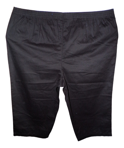 Capri Bermuda Negro Casual Talla 2x (38/40) Basic Edition