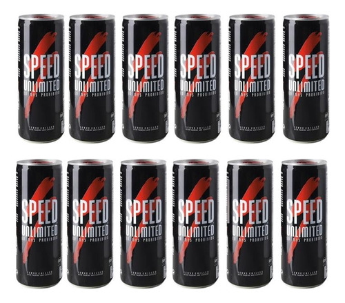 Speed Energizante Unlimited Lata 200ml Pack X12 Fullescabio
