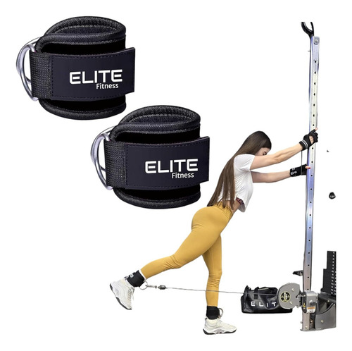 Grilletes Para Gimnasio, Femoral, Gluteo, Abductor, Gym Color Rosa