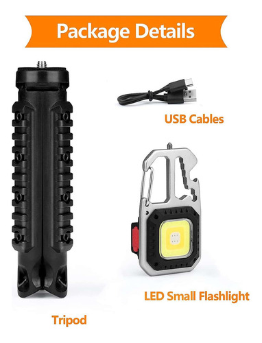 Linterna Led Llavero Multiherramientas Iluminacion Y Tripie