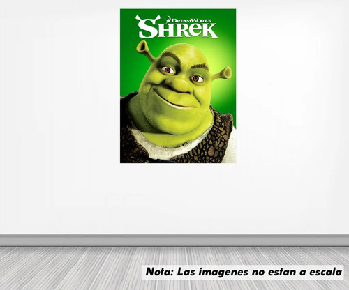 Vinil Sticker Pared 70 Cm. Lado Shrek Mod. 0013