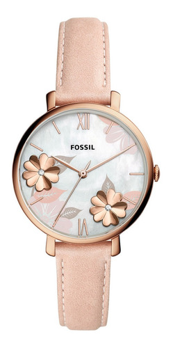 Reloj Mujer Fossil Jacqueline Piel Flores