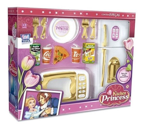 Kit Cozinha Infantil Kitchen Princess 7915 - Zuca Toys