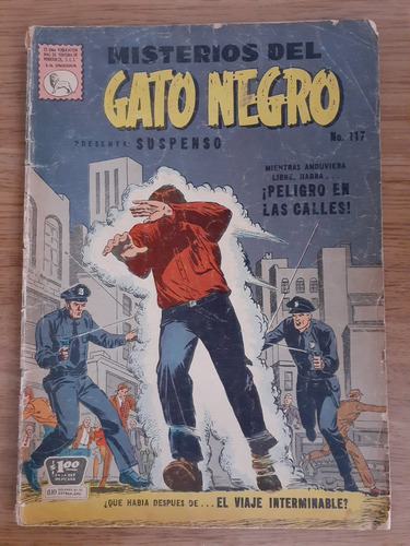 Cómic Misterios Del Gato Negro Número 117 La Prensa 1960