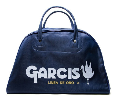Maleta Deportiva Garcis Retro Nylon Color Azul Marino