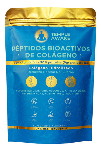 Liv Nutrition- Temple Awake Colágeno 454 Gr