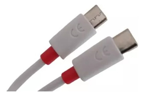 Cable Flexible Tipo C Blanco Para iPhone 15 Plus Y 15 Ultra
