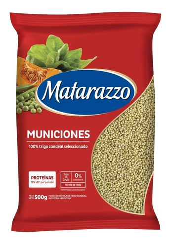 Fideos Municiones Matarazzo X 500 G