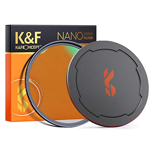 Filtro 1/8 Difusion Negra + Tapa Nano-x K&f Concept 72mm