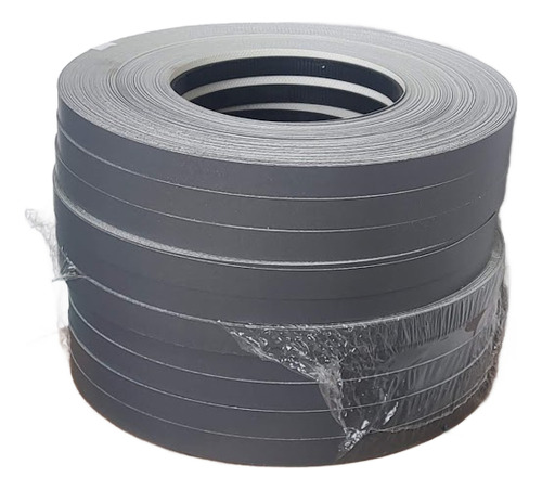 Pack 10 Rollos 100 Mt Tapacanto Encolado Gris 20mm