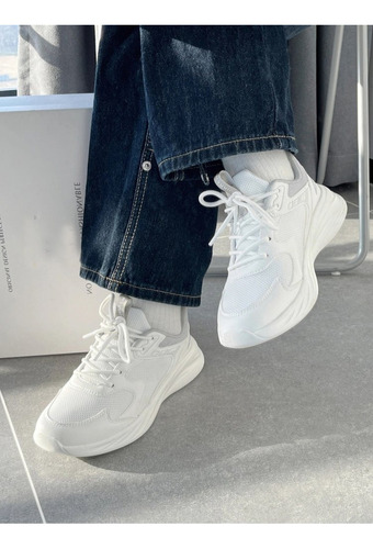 Zapatos Deportivos Mujer Cómodos Casuales Moda Plataforma