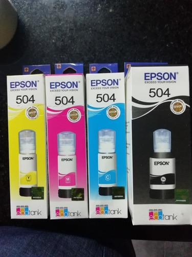 Imagen 2 de 6 de Tinta Original Epson Kit 664 L210 504 L4150 L4160, 544 L3110