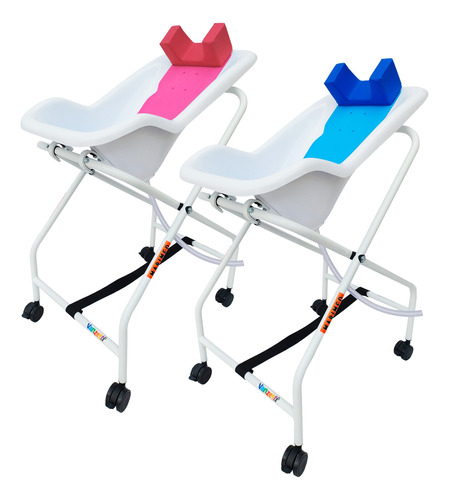 Cadeira De Banho Com Rodas Enxuta Infantil (40kg) - Vanzetti