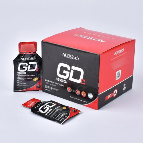 Geles Deportivo Across Con Cafeína X 24 Unidades - Gdc Sabor Uva