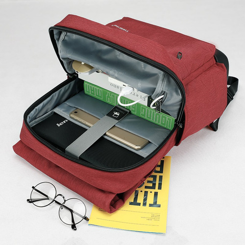 Mochila Tigernu Urbana Para Notebook Rojo T-b3513